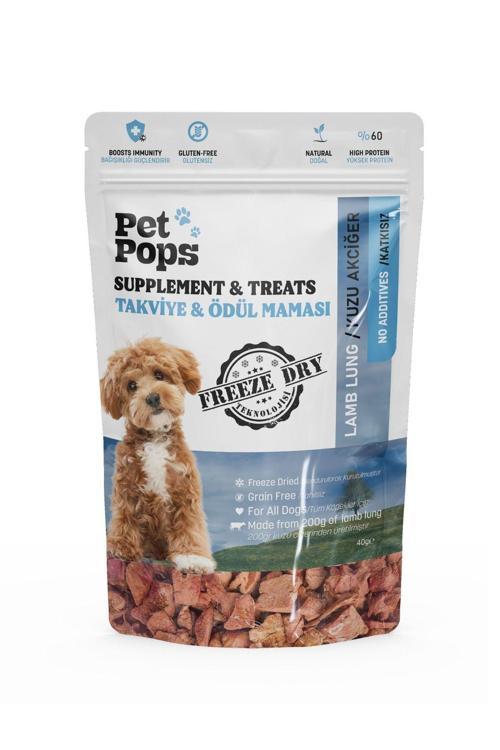 Köpekler İçin Ödül Maması - Kuzu Ciğer / %100 Doğal / Freeze Dry