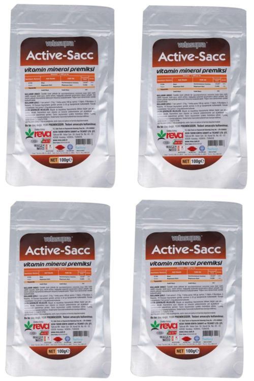 Vetasupra Active Sacc Iştah Açıcı-bağışıklık Düzenleyici Premiks 100 gr X 4 Adet
