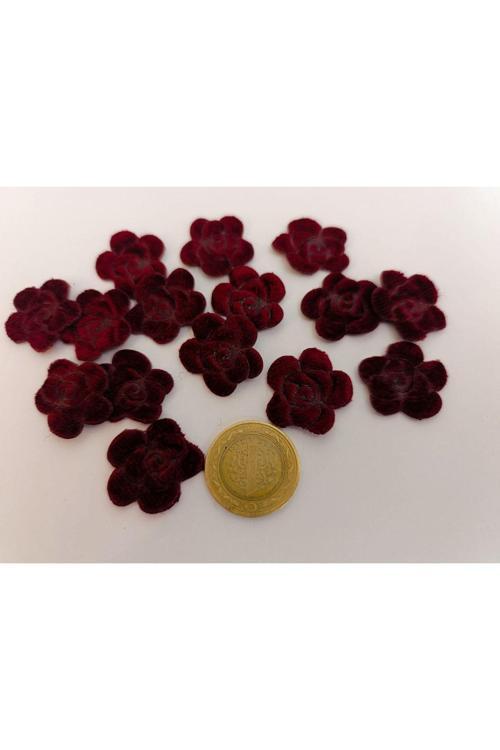 ÇEYİZ SÜSLEME BEZ ÇİÇEĞİ 25 ADET