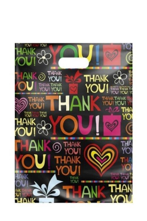 Takviyeli Poşet Thankyou Yazılı NO440*50CM 50 Adet
