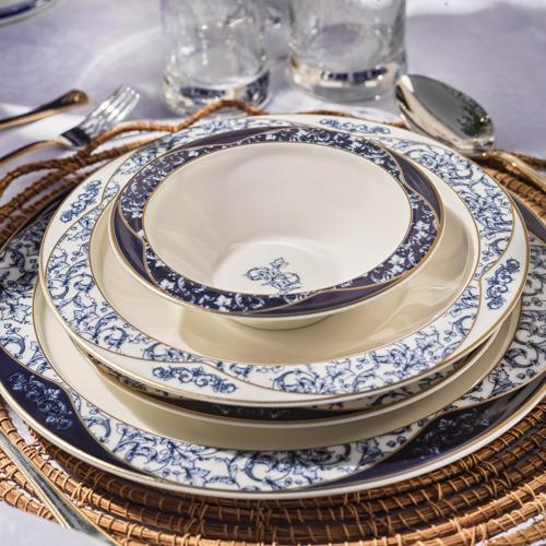 Tılsım Lace Yemek Takımı 60 Parça-Lacivert