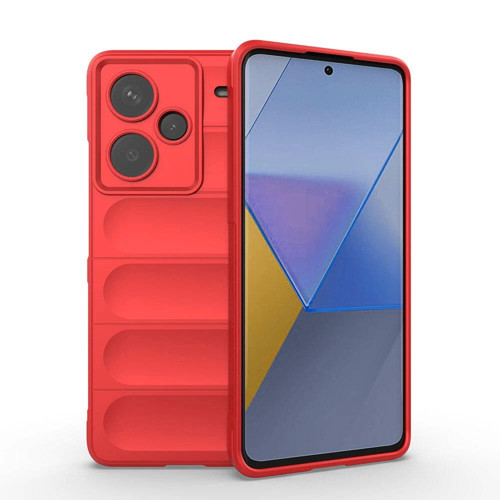 Xiaomi Redmi Note 13 Pro Plus 5G Kılıf Esnek TPU Oyuklu Arka Yüzey Tasarımlı Zore Etnik Silikon Kapa