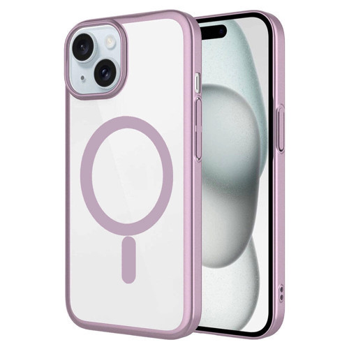 Apple iPhone 15 Plus Kılıf Wireless Şarj Özellikli Sert PC Zore Mat Riksos M-safe Kapak