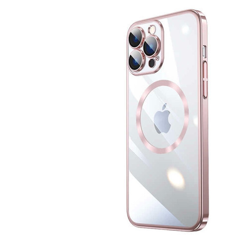 Apple iPhone 14 Pro Kılıf Wireless Şarj Özellikli Sert PC Zore Riksos M-safe Kapak