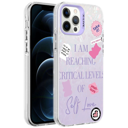 Apple iPhone 12 Pro Max Kılıf Mermer Desenli Zore Marbello Kapak
