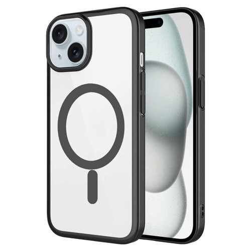 Apple iPhone 15 Plus Kılıf Wireless Şarj Özellikli Sert PC Zore Mat Riksos M-safe Kapak