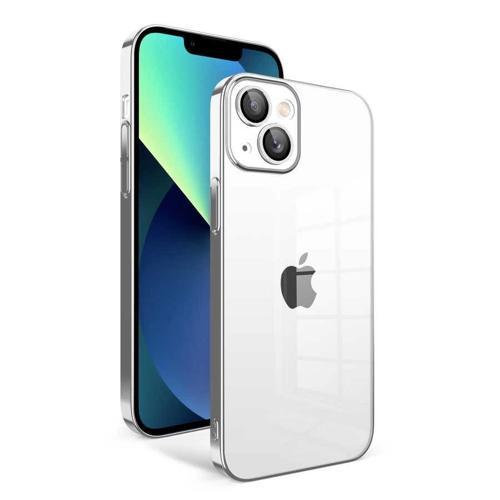 Apple iPhone 13 Kılıf Kamera Korumalı Renkli Çerçeveli Zore Garaj Kapak