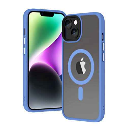 Apple iPhone 13 Kılıf Wireless Şarj Özellikli Zore Hibrit M-safe Kapak
