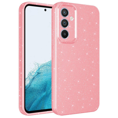 Galaxy A54 Kılıf Kamera Korumalı Simli Lüks Zore Koton Kapak