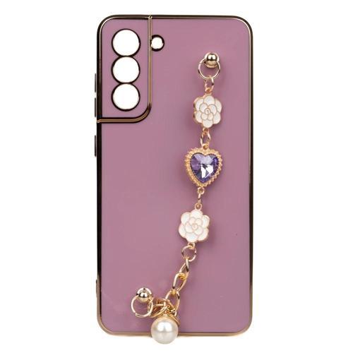 Galaxy S21 FE Kılıf El Tutamaçlı Kamera Korumalı Zore Taka Silikon Kapak