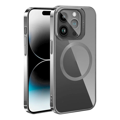 Apple iPhone 15 Pro Max Kılıf M-safe Şarj Özellikli Standlı Zore Klon Kapak