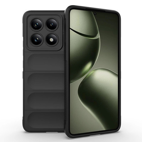 Xiaomi 14T Kılıf Esnek TPU Oyuklu Arka Yüzey Tasarımlı Zore Etnik Silikon Kapak