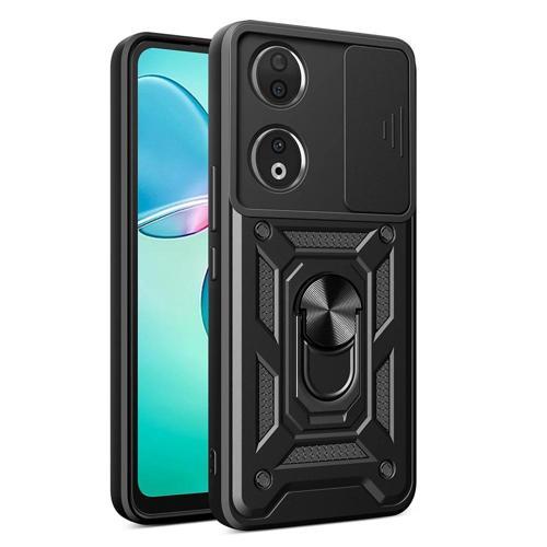 Honor 90 Kılıf Magnetik Standlı Kamera Korumalı Zore Sürgülü Vega Kapak