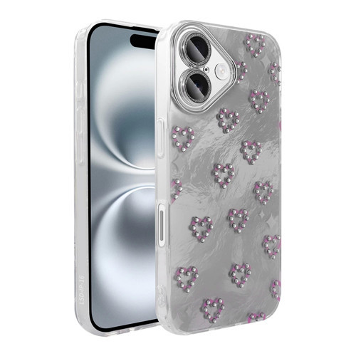 Apple iPhone 16 Kılıf Kamera Korumalı Figürlü Zore Ponti Silikon Kapak