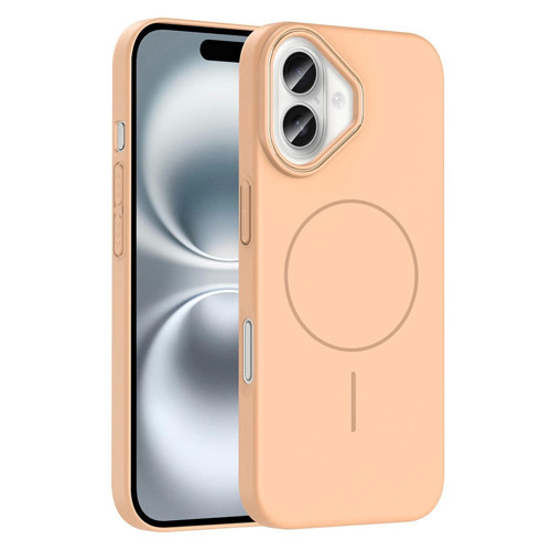 Apple iPhone 16 Kılıf M-safe Şarj Özellikli Zore Ruby Sert Kapak