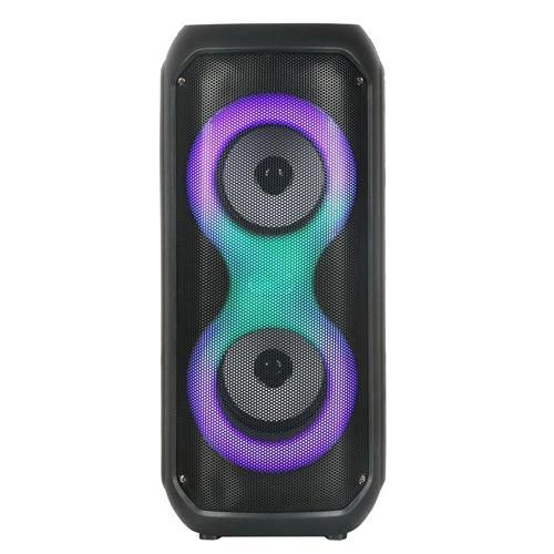 GD-2413 FM Radyolu RGB TWS Çift 4 inç Stereo Bass Kablosuz Hoparlör