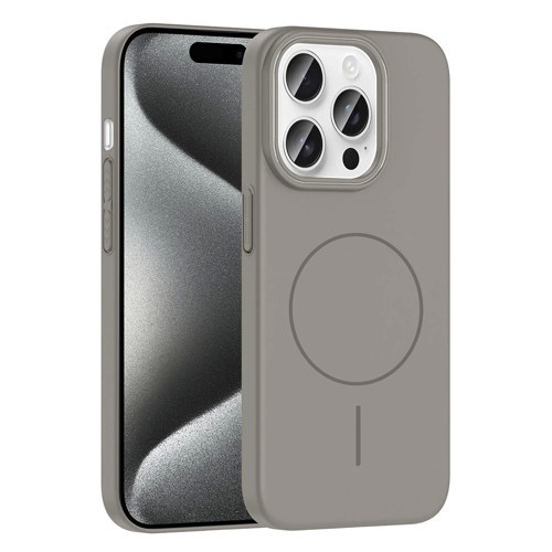 Apple iPhone 15 Pro Kılıf M-safe Şarj Özellikli Zore Ruby Sert Kapak