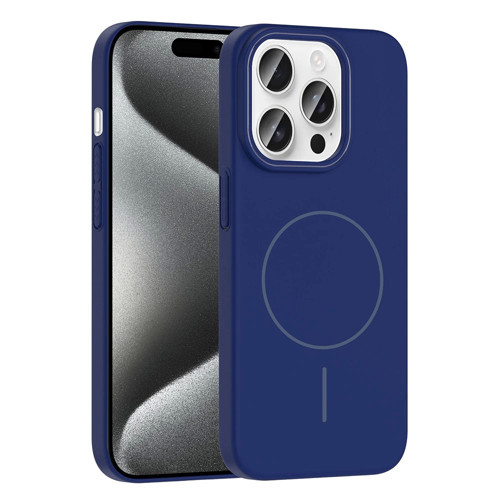 Apple iPhone 15 Pro Kılıf M-safe Şarj Özellikli Zore Ruby Sert Kapak