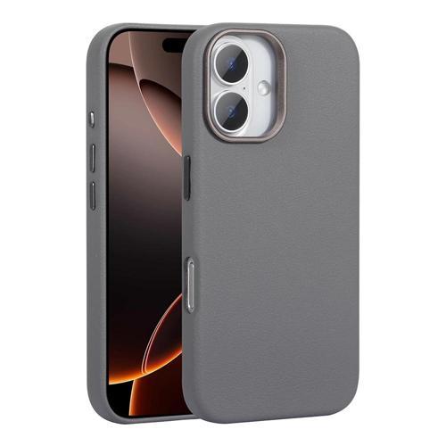 Apple iPhone 16 Kılıf M-safe Şarj Özellikli PU Deri Zore Adora Kapak