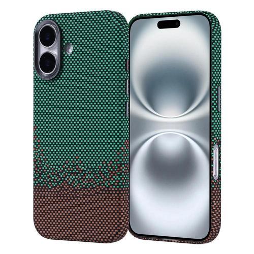 Apple iPhone 16 Kılıf M-safe Şarj Özellikli Karbon Fiber Görünümlü Zore Nekst Kapak