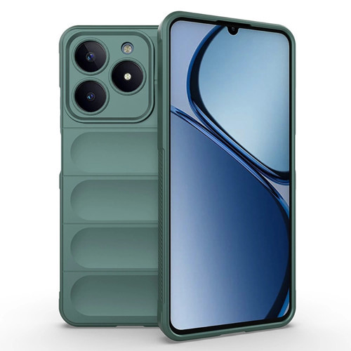 Realme C61 Kılıf Esnek TPU Oyuklu Arka Yüzey Tasarımlı Zore Etnik Silikon Kapak