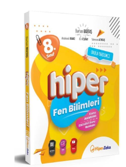 Hiper Zeka 8. Sınıf Hiper Fen Bilimleri Konu Anlatımlı & Etkinlikli Soru Bankası