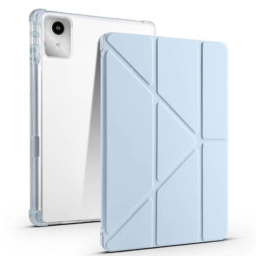 Lenovo M11 TB-330FU Kılıf Zore Tri Folding Kalem Bölmeli Standlı Kılıf