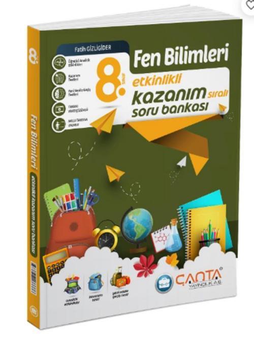 Çanta Yayınları 8. Sınıf Kazandıran Fen Bilimleri Soru Bankası