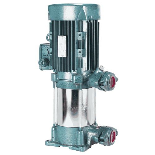 Varan VM 4-9x4 Dikey Kademeli Noril Fanlı Santrifüj Pompa 1.5 HP / 1.1 kW, Trifaze 380 V, 53 Mss, 12 m3/h