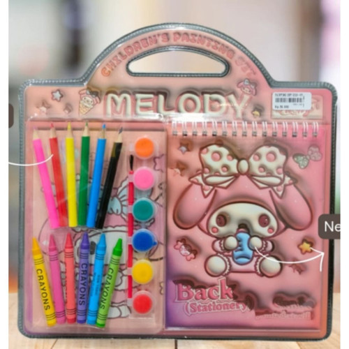 Sanrio Cinnamoroll Mymelody Kuromi Hediyelik Boyama Seti