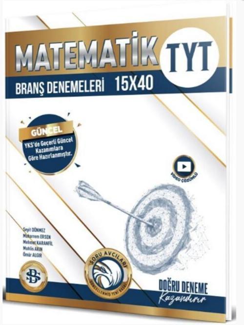 Bilgi Sarmal Yayınları TYT Matematik 15 x 40 Branş Denemeleri