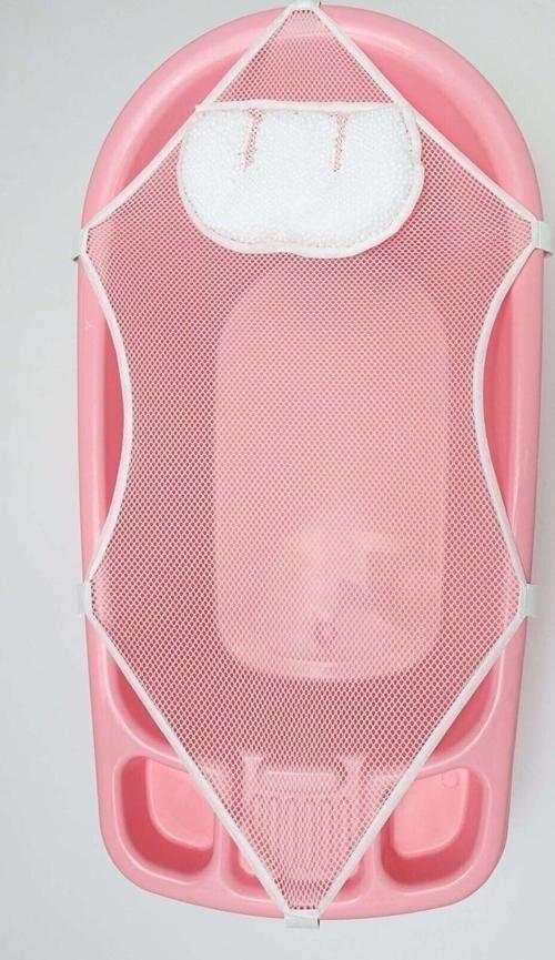 Bebek Küvet File Lüx Kafa Yastıklı File Katlanır & Normal Küvetlere Uyumlu