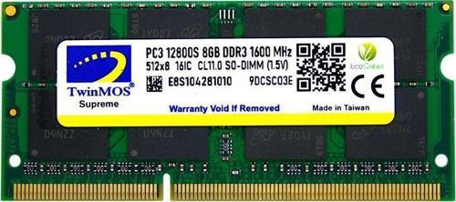 12800S 8 GB DDR3 1600 MHz CL11 Notebook Ram