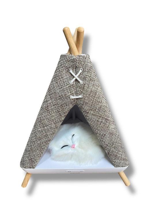 Tent Shape Kedili Masa Lambası, Gece Lambası