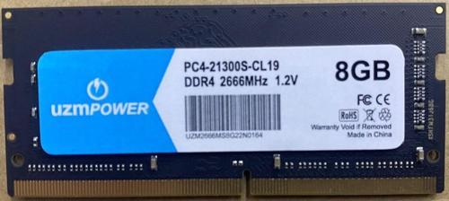 8 GB DDR4 2666 Mhz Laptop Sodımm Notebook Ram Bellek