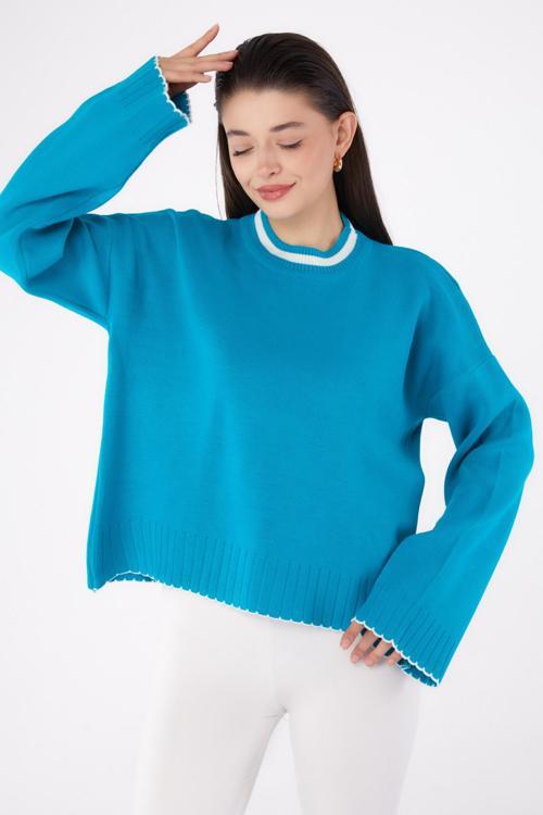 Triko Kazak Turkuaz - 26429