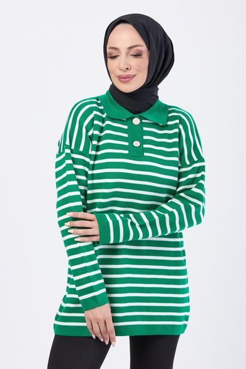 Triko Kazak Yesil - 23784