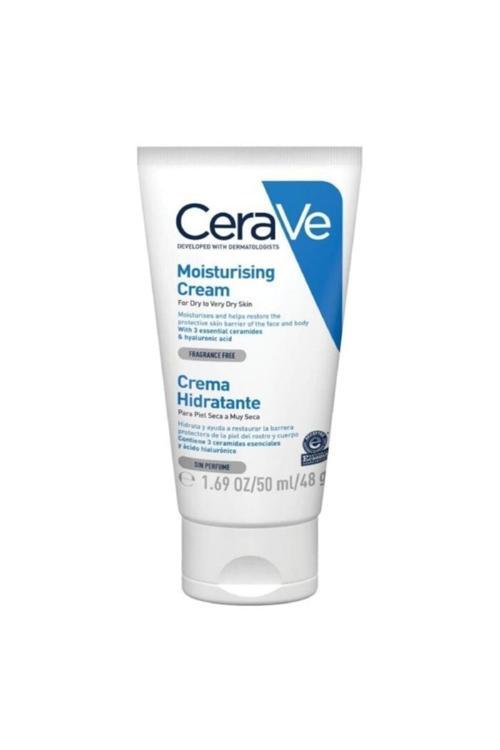 Nemlendirici Krem Kuru Ciltler Seramid ve Hyalüronik Asit İçerikli Yüz Vücut 50ml