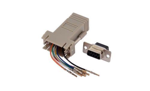 9 pin Dişi rj45 d-sub modular adaptör