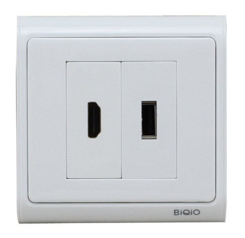 Hdmi+Usb Duvar Prizi