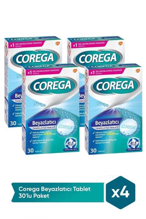 Beyazlatıcı Temizleyici 30 Tablet x 4 Adet