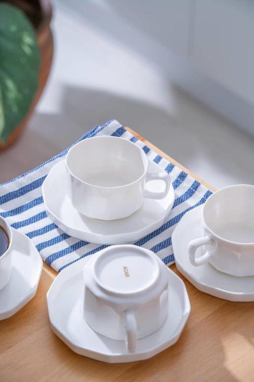 PORWM-05372 Hexagon 6lı Çay Fincanı Takımı