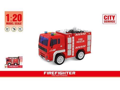 Ctoys Pilli Işıklı Sesli 1:20 İtfaiye Kamyonu WY551A