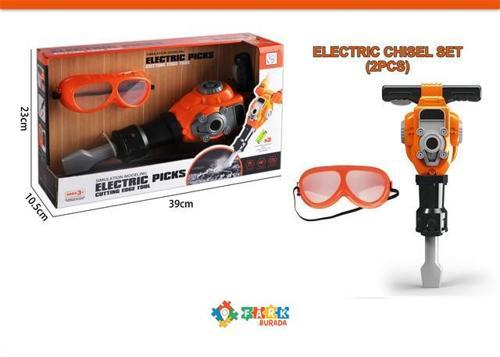 Oyuncak Pilli Hilti Tamir Seti Ve İş Gözlüğü  HB3299-23