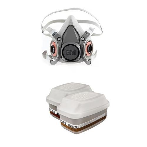 6300 Yarım Yüz Gaz Maskesi+6098 AX P3 Filtresi