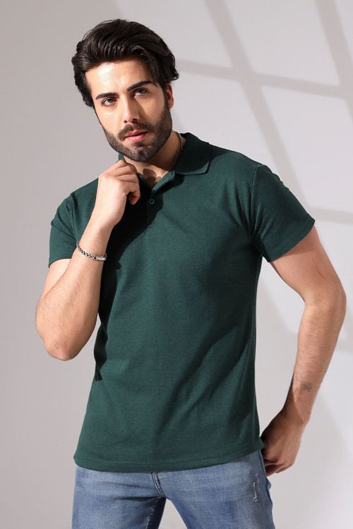 Erkek Polo Yaka Kısa Kollu Yazlık T-Shirt