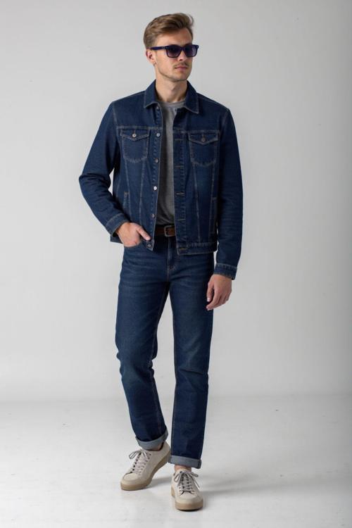 Erkek %100 Pamuk Straight Jeans