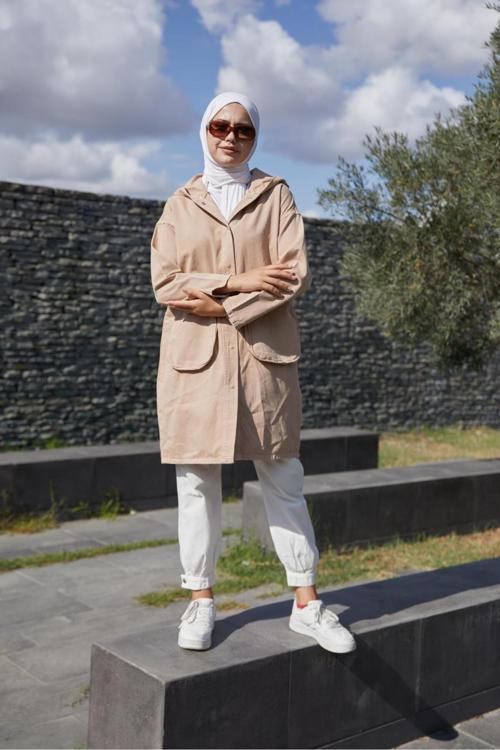 Kadın Oversize Kot Ceket