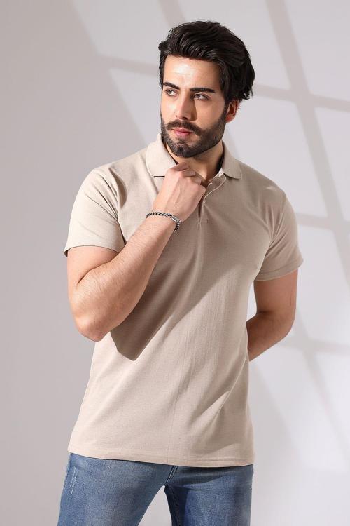 Erkek  Polo Yaka Kısa Kollu Yazlık T-Shirt