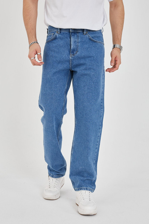 Erkek 100% Pamuk Baggy Kot Pantolon